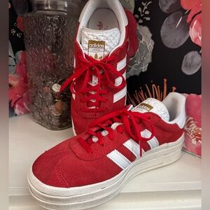 Adidas gazelle bold size 8 women's